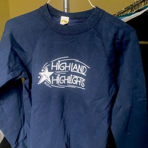 navy blue vintage crewneck